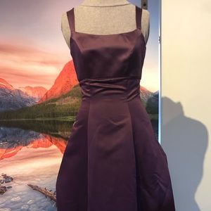 Bridesmaid Dress Eggplant